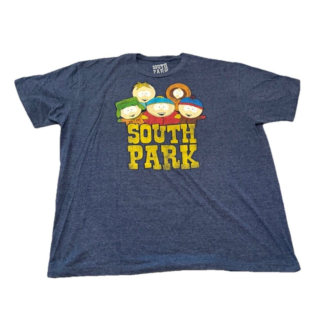 South Park Gang Mens T Shirt Adult Animated Sitcom 2011 TV Show Size XXL